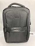 Деловой стильный рюкзак для города "CANTLOR",с отделом под ноутбук. Высота 44 см, ширина 30 см, глубина 13 см., фото 3
