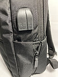 Деловой стильный рюкзак для города "CANTLOR",с отделом под ноутбук. Высота 44 см, ширина 30 см, глубина 13 см., фото 7