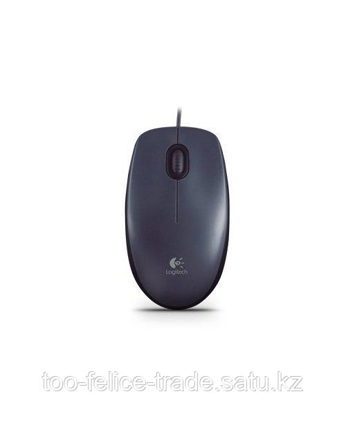 Мышь Logitech M90 Grey (темно-серая, оптическая, 1000dpi, USB, 1.8м) (M/N: M-U0026) - фото 1 - id-p83522881