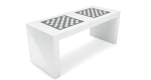 Шахматный стол MŪZTAU CHESS (Мұзтау Чесс) из композитного мраморного камня - фото 1 - id-p104843555