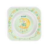 Тарелочка для прикорма квадратная ударопрочная Uviton, пластик BPA-free, фото 4