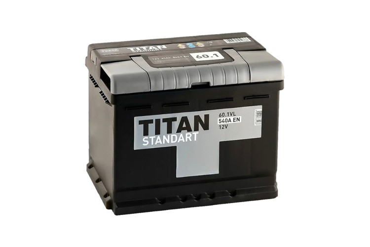 Аккумулятор TITAN Standart 60.1 (-) (0263) купить в Кокшетау по низкой цене
