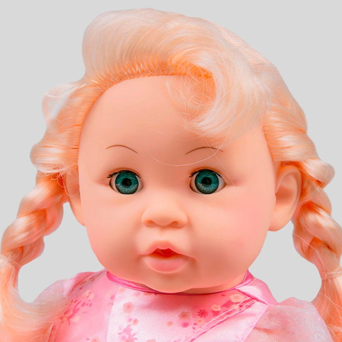 Интерактивная кукла с аксессуарами блондинка в розовом WeiTai - фото 4 - id-p104844403