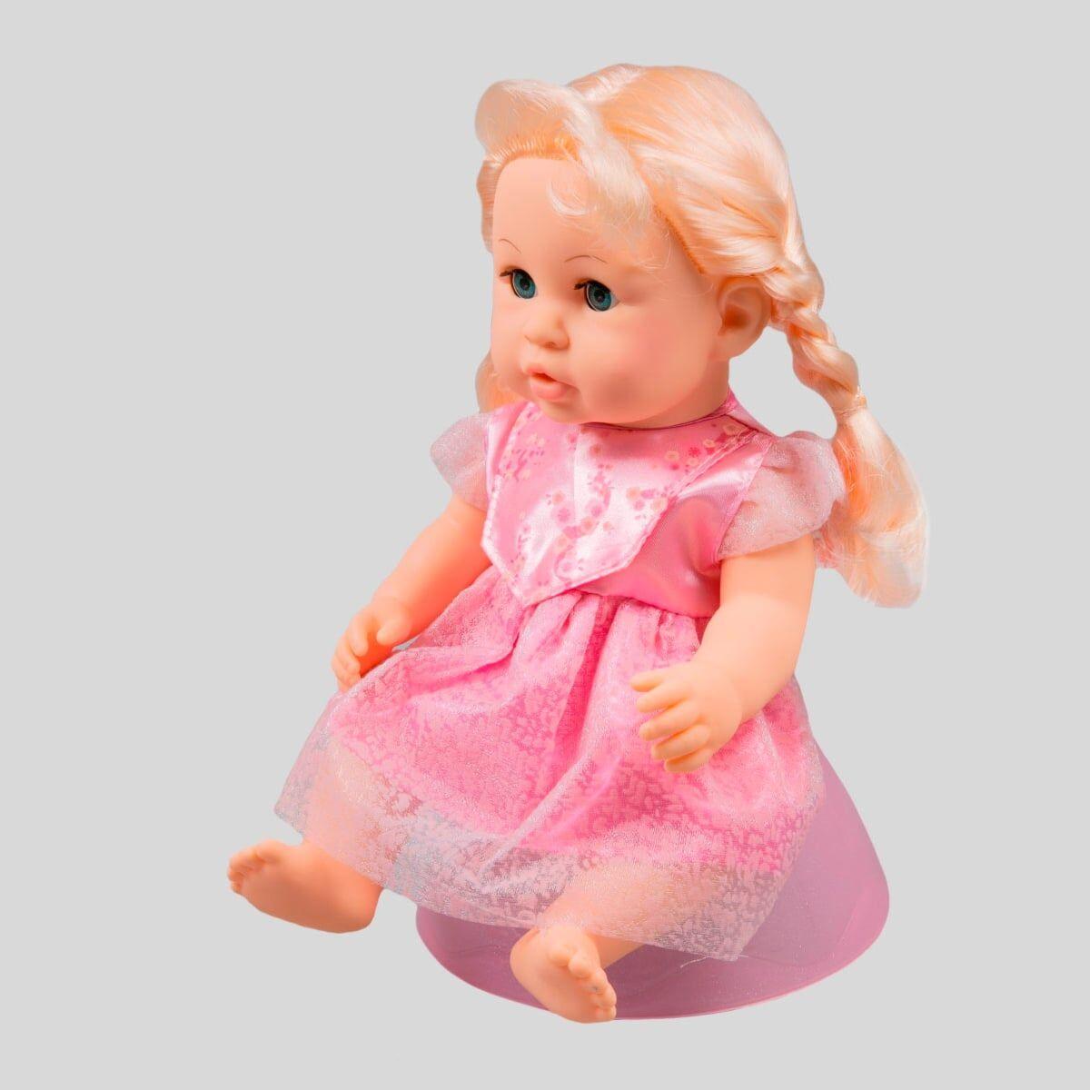 Интерактивная кукла с аксессуарами блондинка в розовом WeiTai - фото 5 - id-p104844403