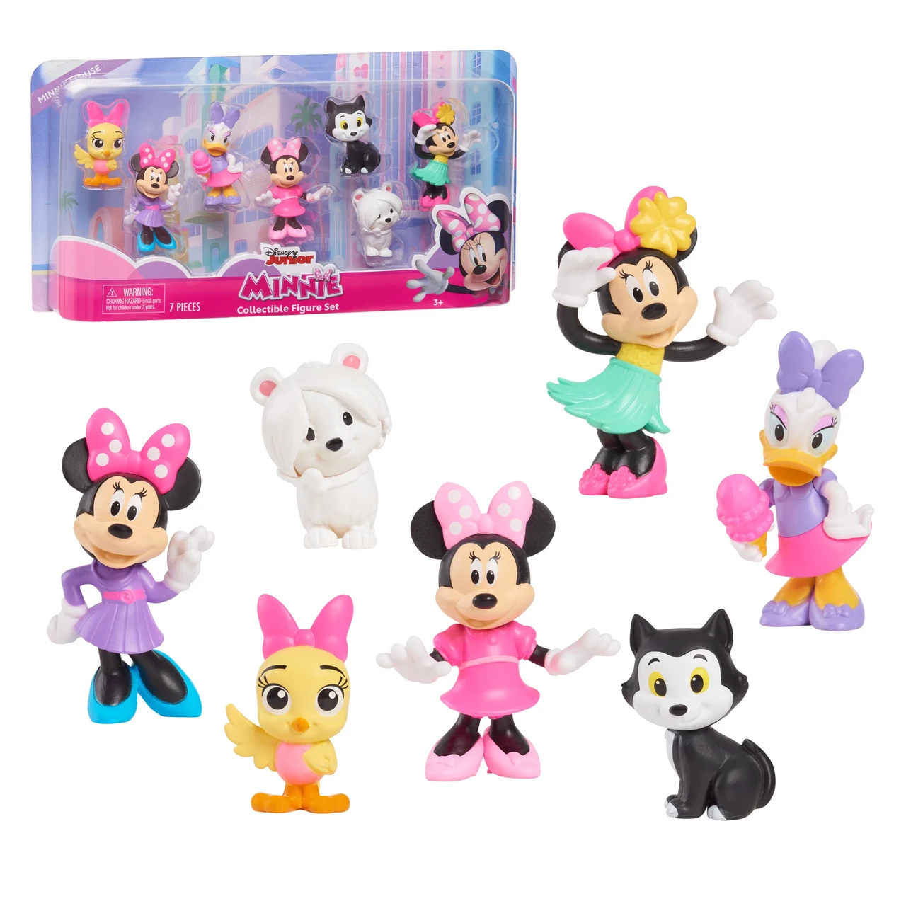 Набор из 7 коллекционных фигурок Just Play Disney Junior Minnie Mouse