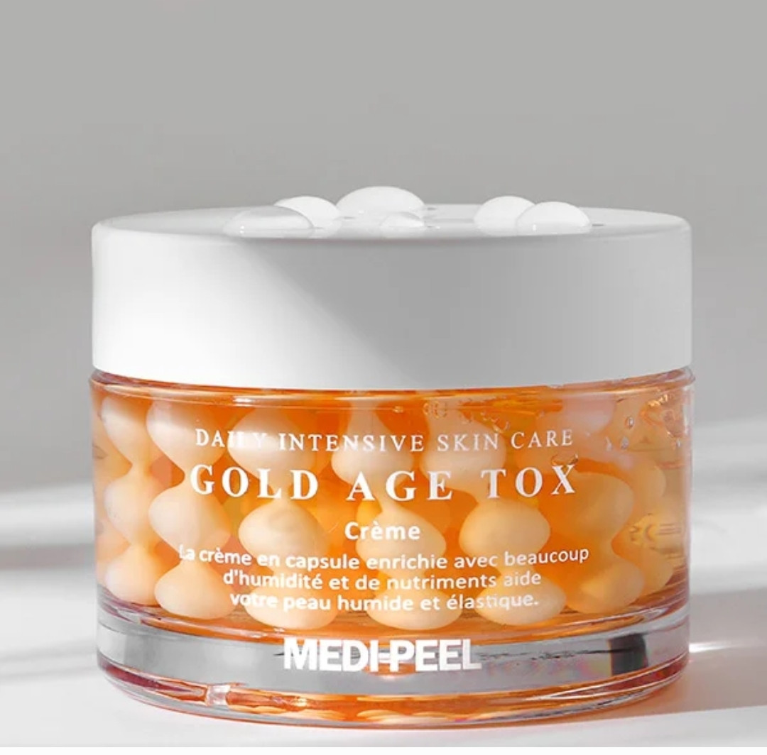 Ночной капсульный крем с экстрактом золотого шелкопряда Medi Peel Gold Age Tox Cream