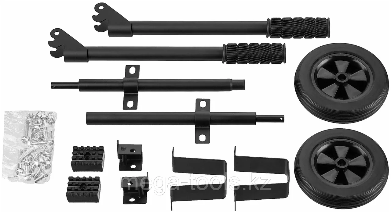 Набор колес + рукоятка № 2, для генераторов мощностью свыше 4000 Вт, ЗУБР - фото 1 - id-p104851657