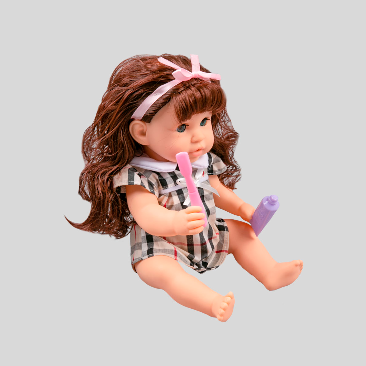 Интерактивная кукла с аксессуарами шатенка WeiTai - фото 2 - id-p104852558