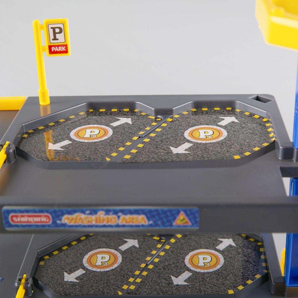 Игровой набор Parking 3 уровня + 4 транспортных средства WW
