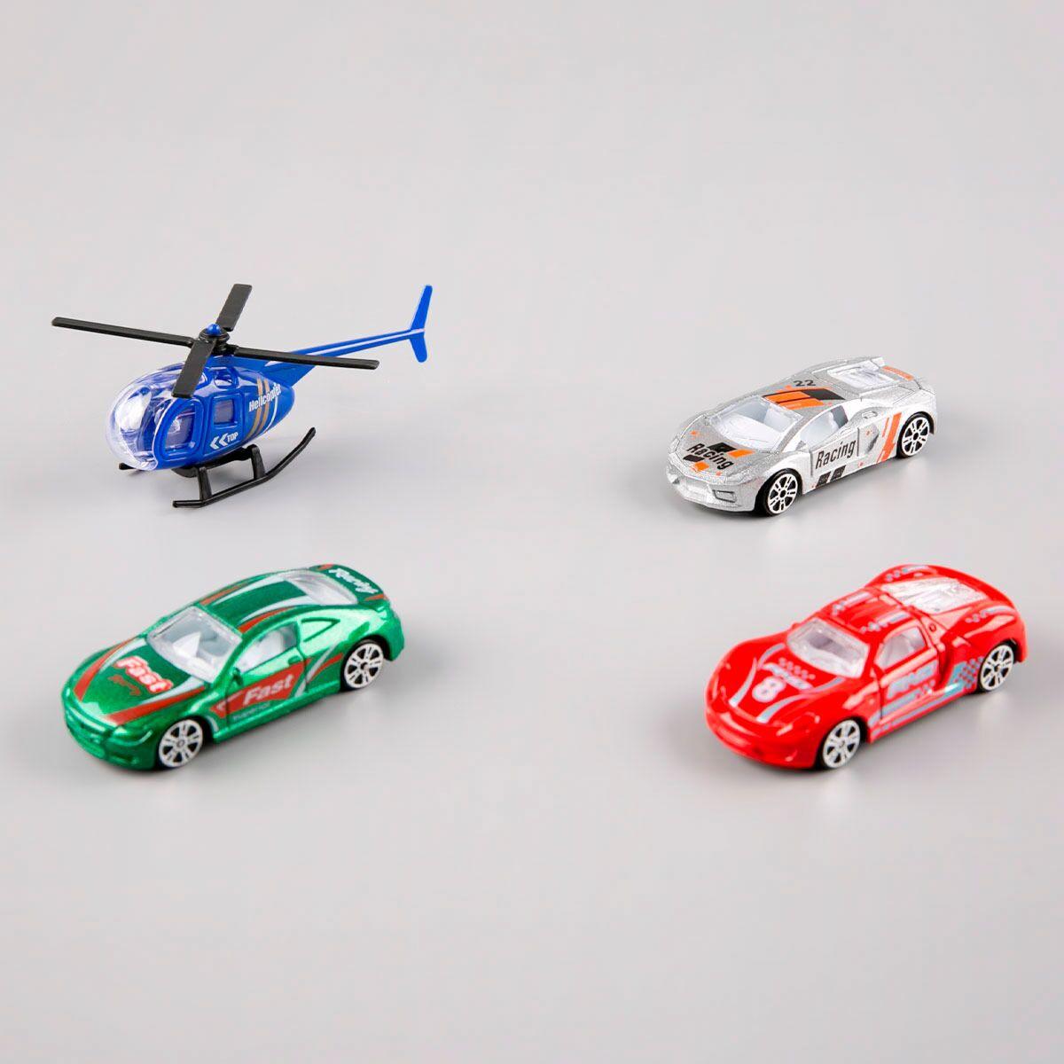 Игровой набор Parking 3 уровня + 4 транспортных средства WW