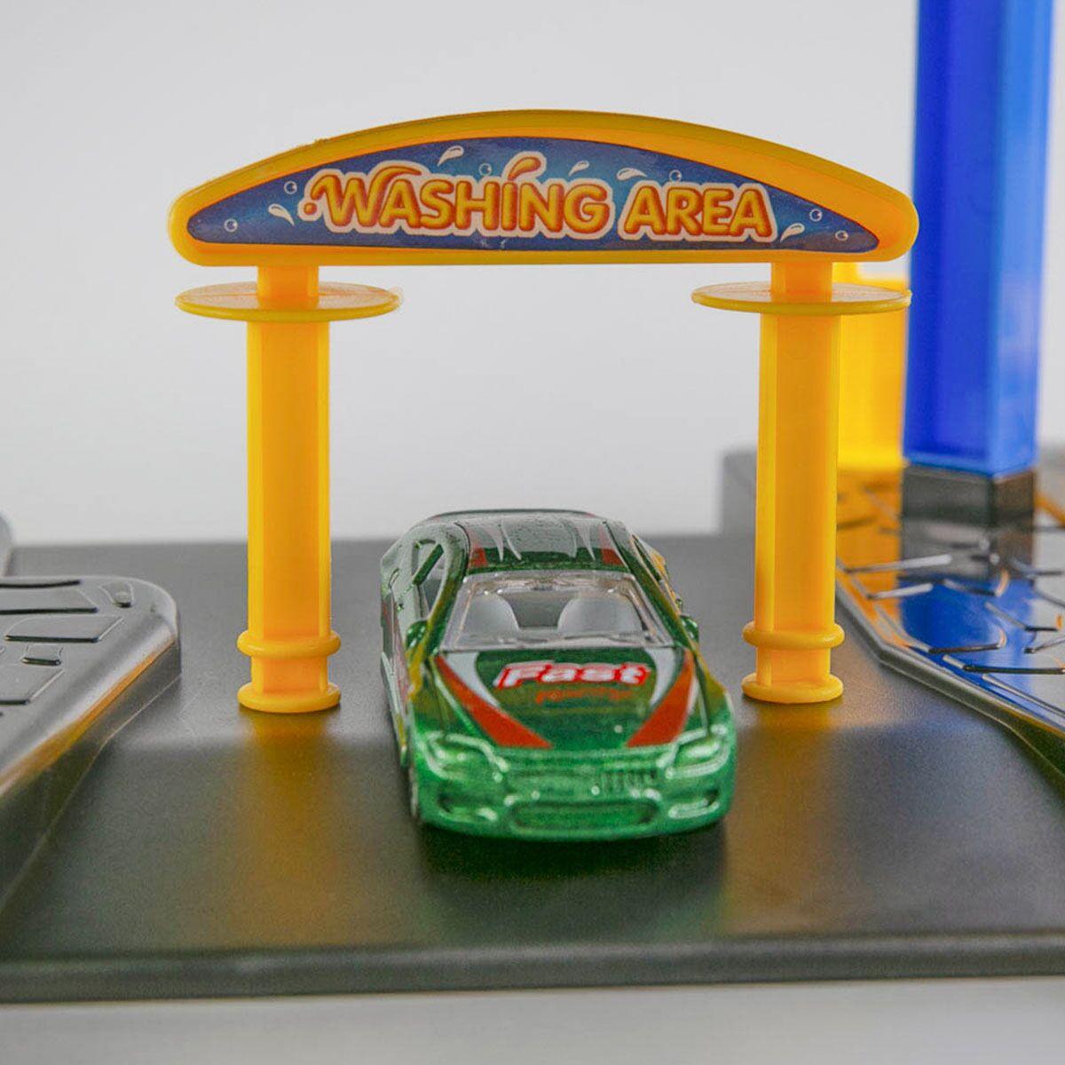 Игровой набор Parking 3 уровня + 4 транспортных средства WW