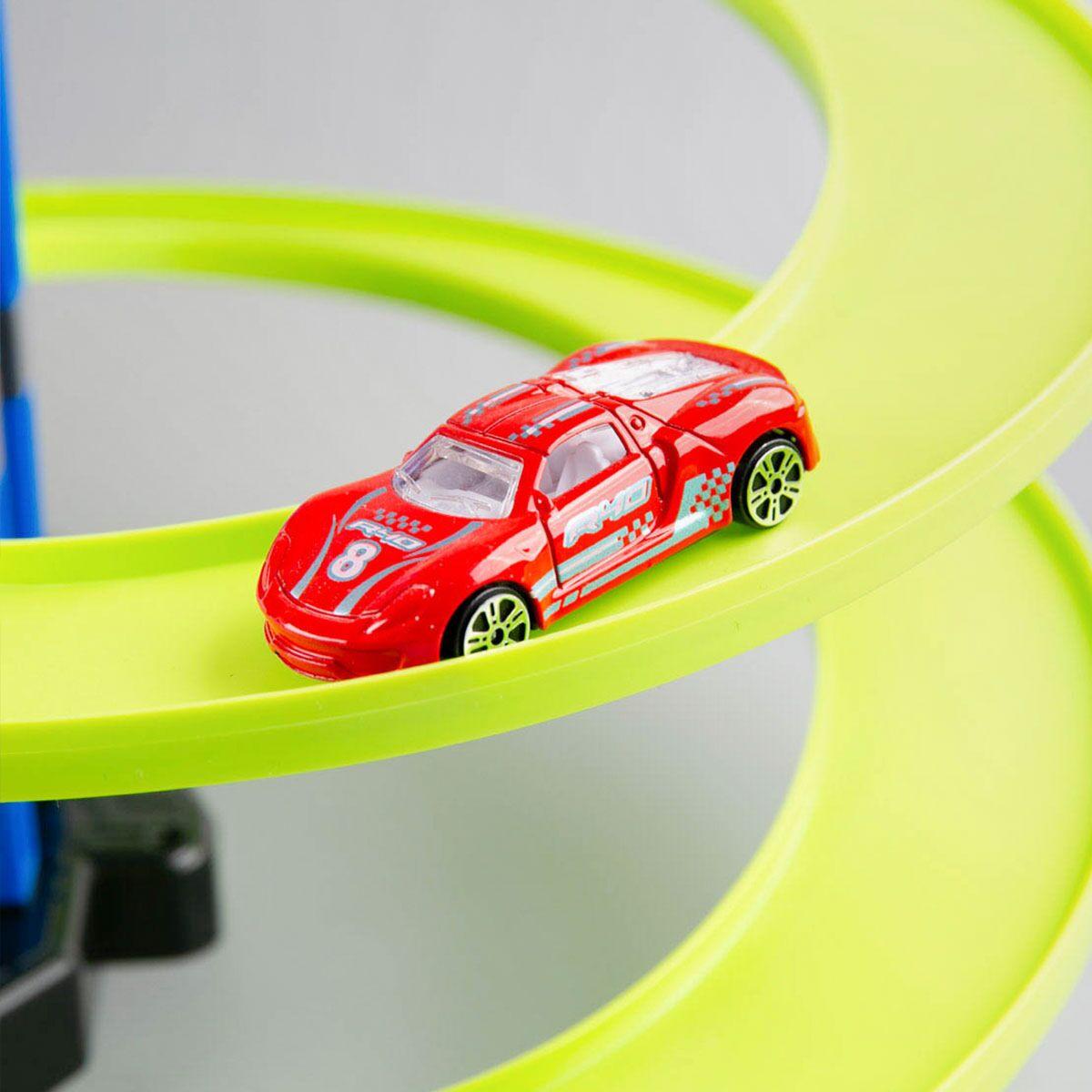 Игровой набор Parking 3 уровня + 4 транспортных средства WW