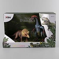 Ойыншықтар Triceraptors және Terizinosaurus XGL