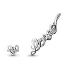 Серебряные серьги Фианит Aquamarine 45499А.5, фото 4