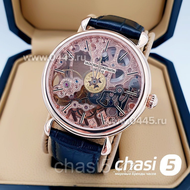 Мужские наручные часы Vacheron Constantin Skeleton (00700)