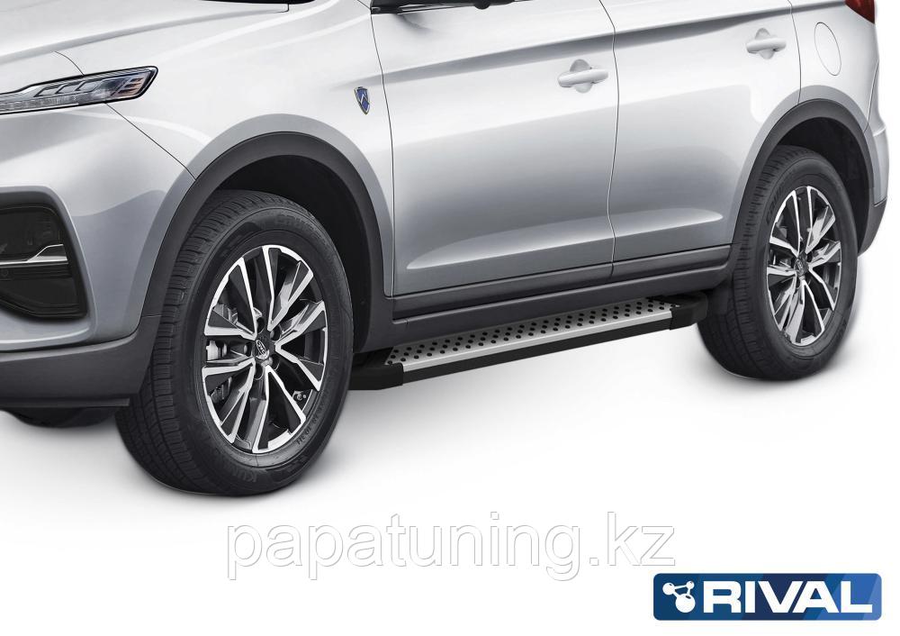 Пороги, подножки "Bmw-Style" JAC S7 2020-