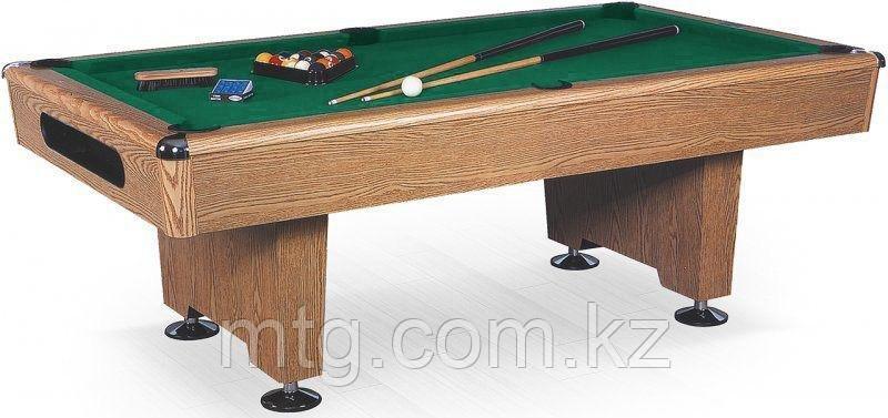 Бильярдный стол для пула «Eliminator» 7 ф (дуб) в комплекте, аксессуары + сукно - фото 1 - id-p104842252