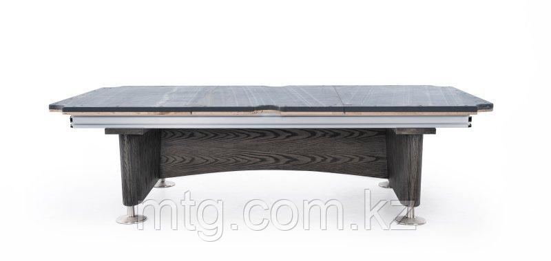 Бильярдный стол для пула "Rasson Challenger Plus" 9 ф (серый, массив дуба, плита 28 мм) - фото 5 - id-p104855714