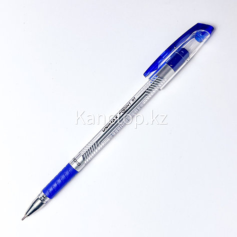 Ручка шариковая UNIMAX Point 0.7 mm синего цвета, фото 2
