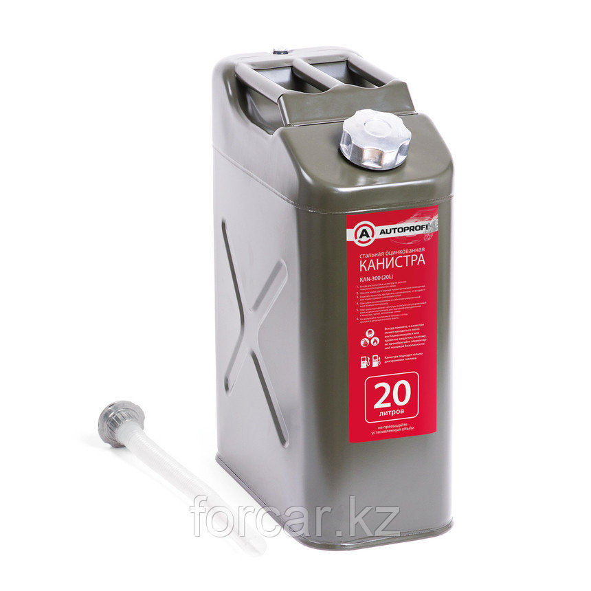 Канистра топливная, сталь 20л. AUTOPROFI KAN-300 (20L)