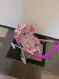 Игрушечная коляска для кукол К333 розовый, фото 3