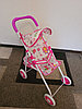 Прогулочная коляска для кукол К222 розовый