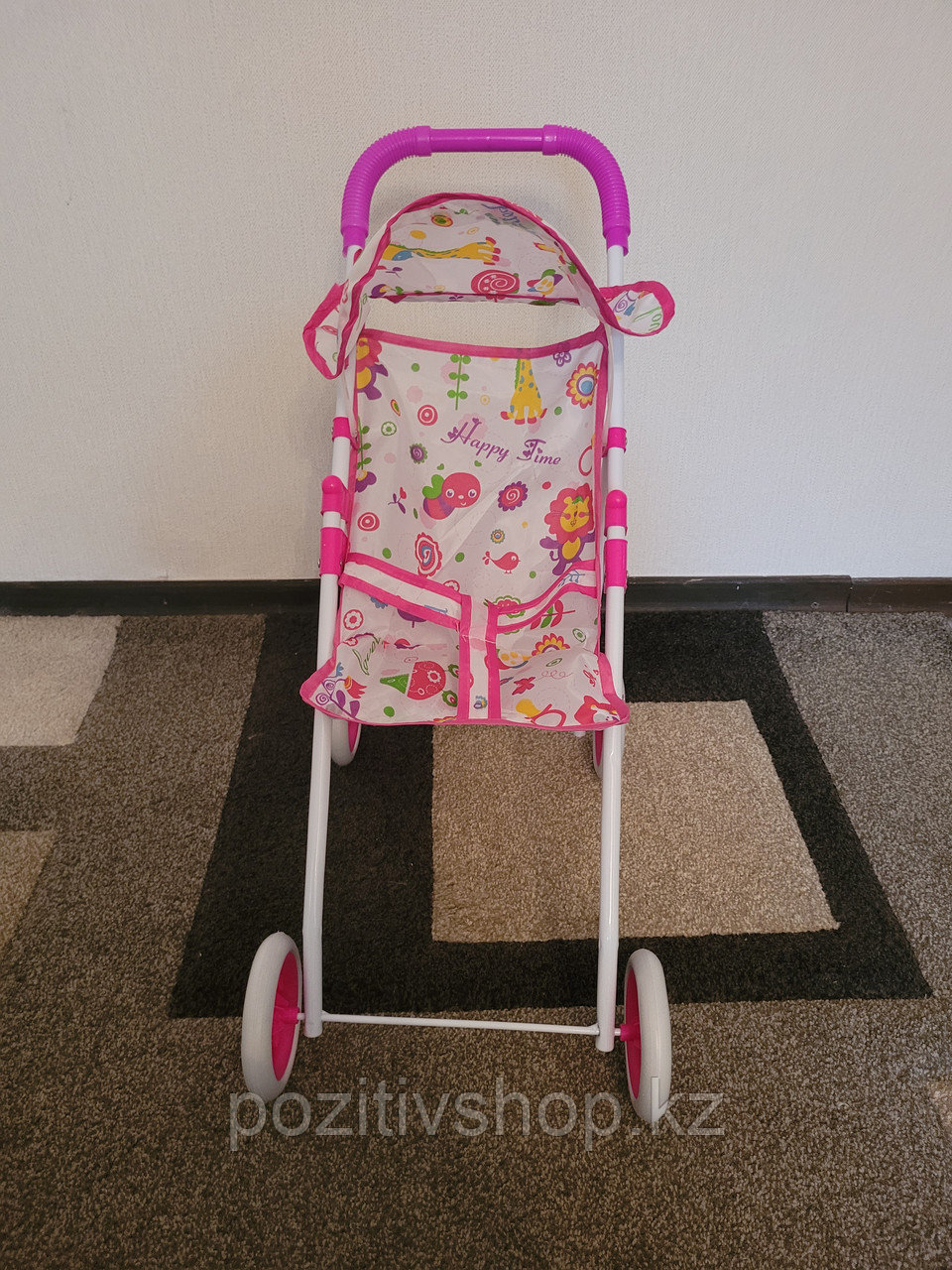 Прогулочная коляска для кукол К222 розовый - фото 3 - id-p104863704