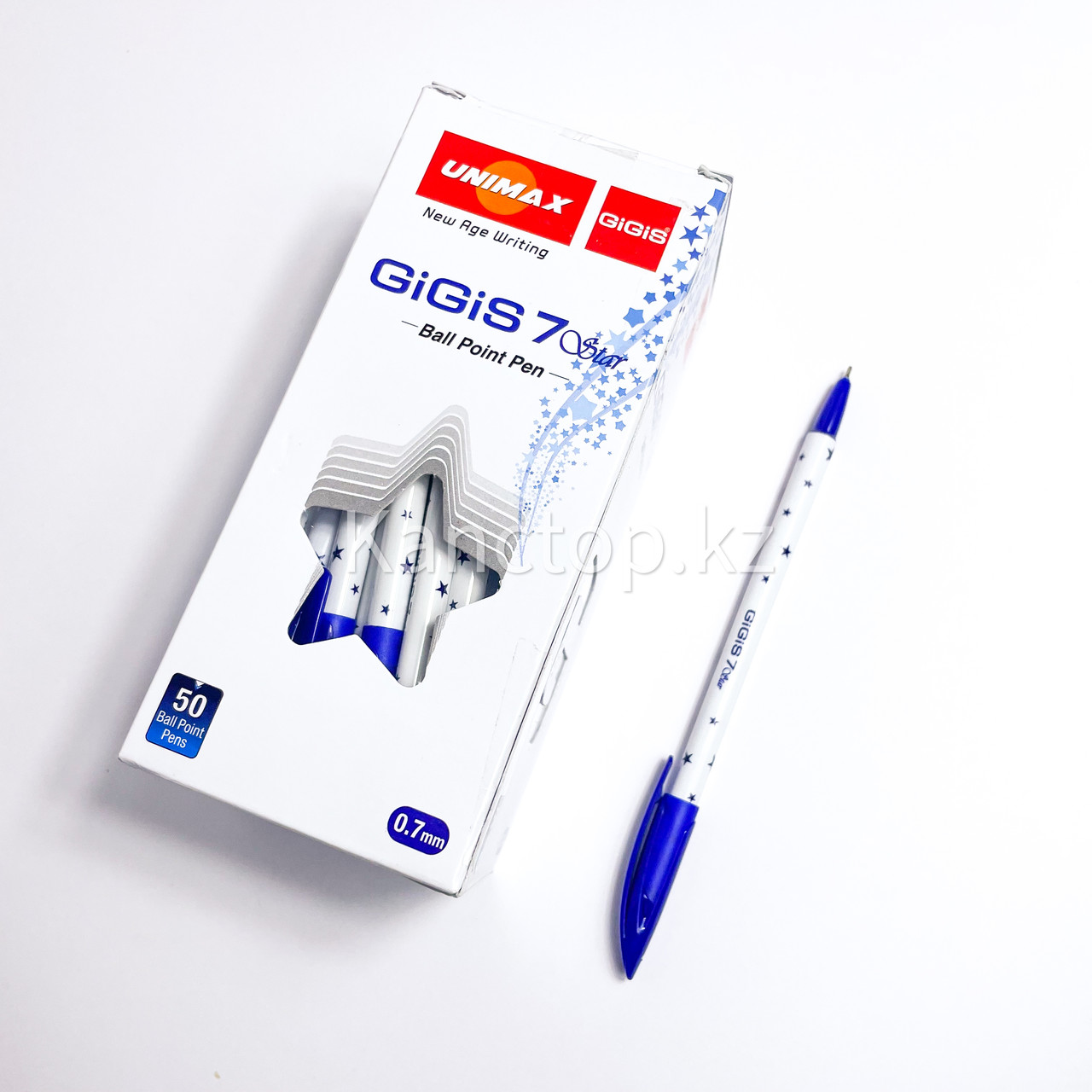 Ручка шариковая UNIMAX 7Star 0.7мм синяя