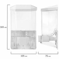Дозатор для жидкого мыла LAIMA PROFESSIONAL ORIGINAL, НАЛИВНОЙ, 0,5 л, прозрачный, фото 4