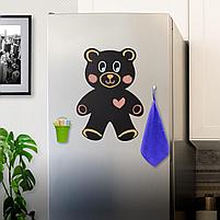 Доска на холодильник магнитно-меловая 30х40 см "Teddy Bear" с набором аксессуаров, BRAUBERG, фото 3