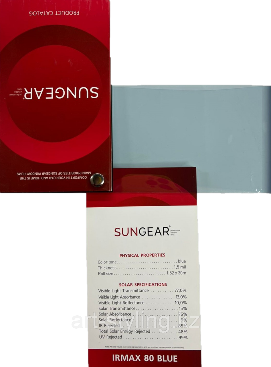 Энергосберегающая пленка SunGear IRMAX 80 BLUE