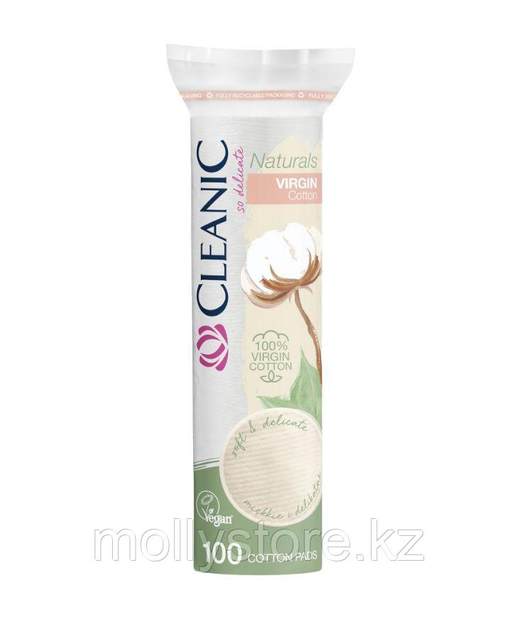 Ватные диски Cleanic Naturals Organic Cotton 100 штук - фото 1 - id-p104885821