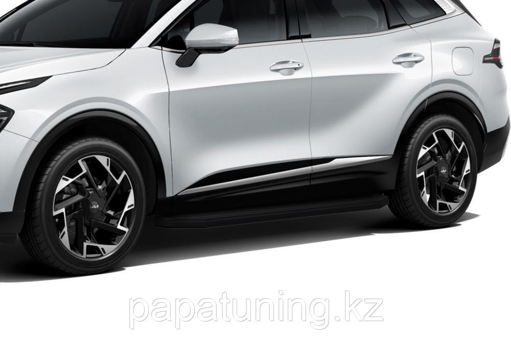 Пороги подножки Kia Sportage 5 2021- V - 2.5 Premium-Black, фото 1