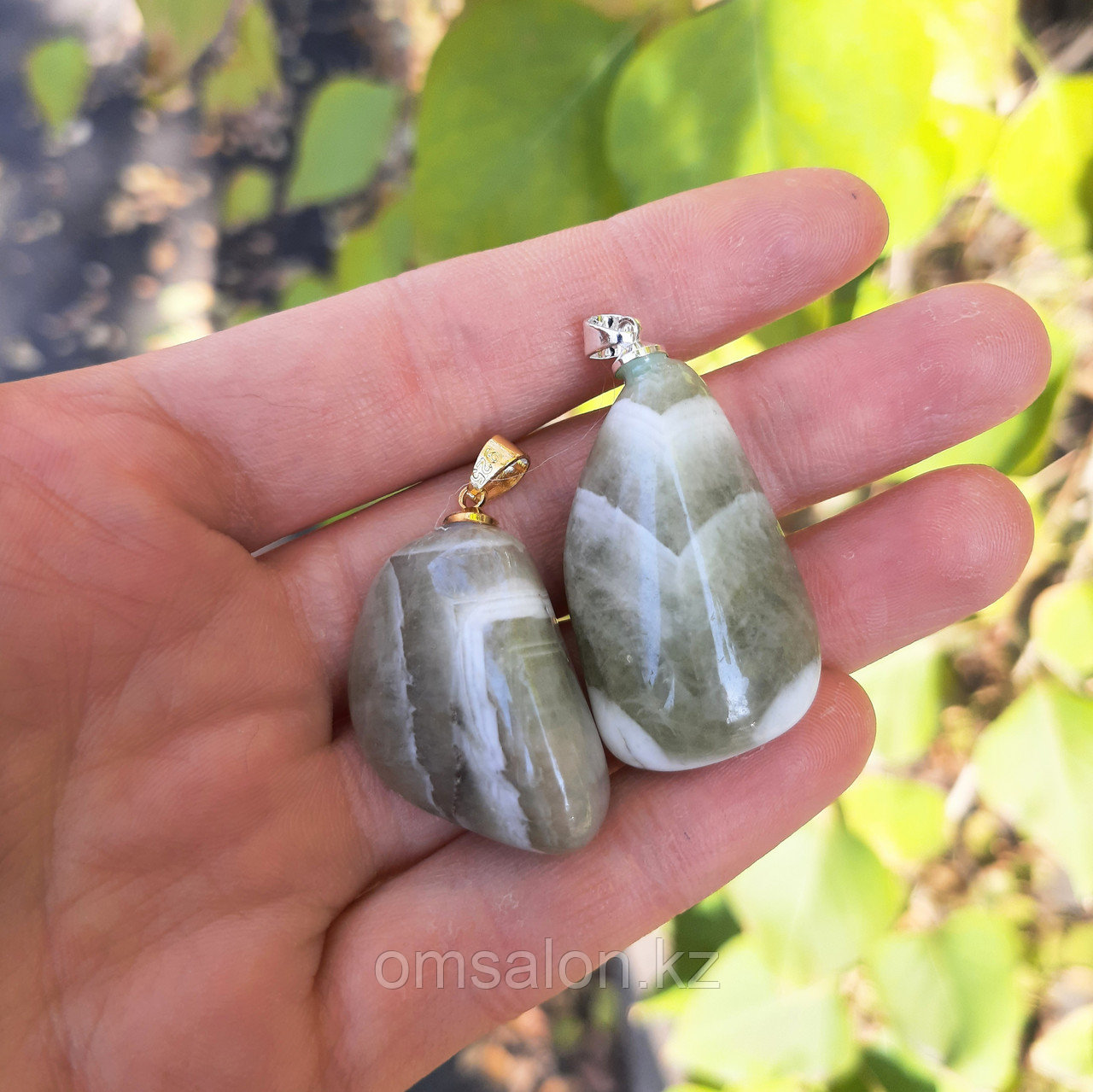 Кулон из празиолита, фото 1