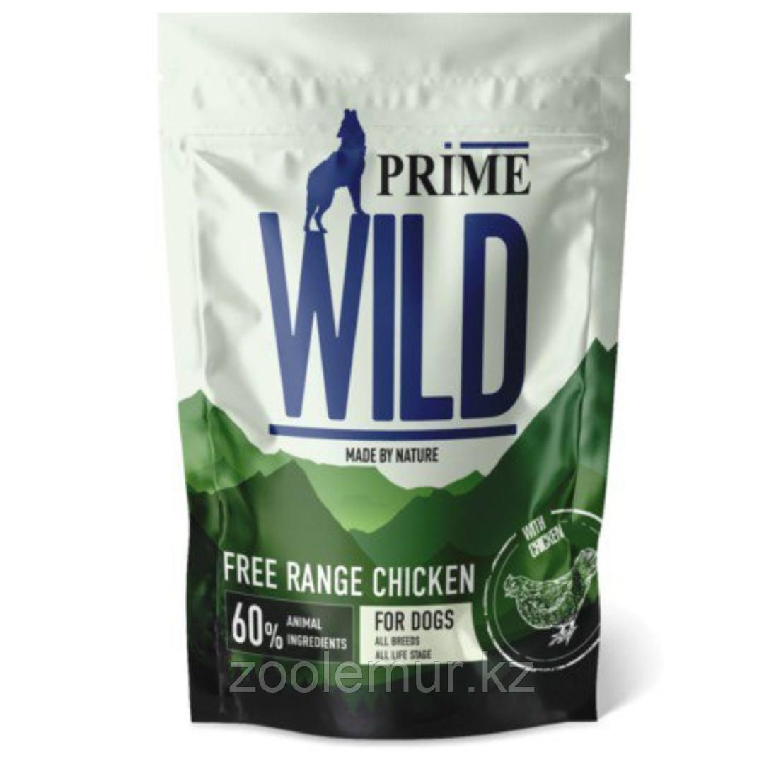 PRIME WILD GF FREE RANGE Сухой корм для щенков и собак всех пород, с курицей, 500 гр - фото 1 - id-p104887015