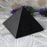 Шунгитовая пирамида заколка. PIRAMIDA ВНАЗ С ЗАЖИМОМ, фото 2