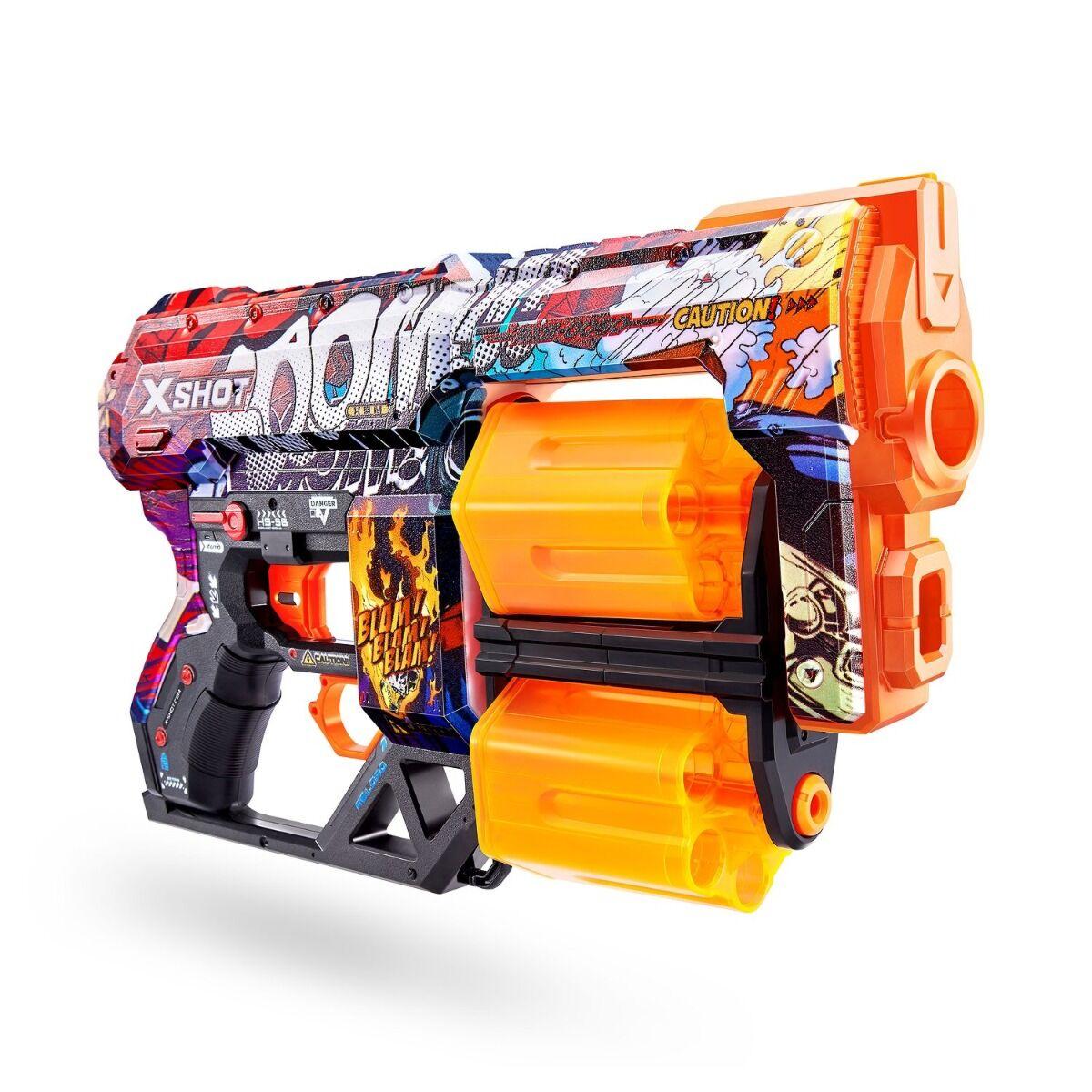 Игрушка Бластер Dread - Boomс 12 стрелами Skins  X-Shot