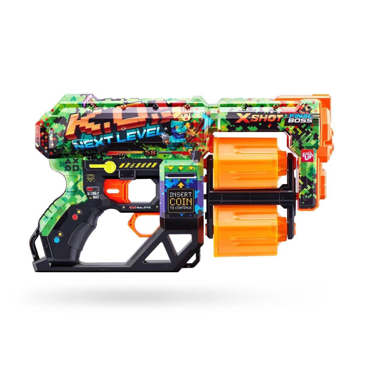 Игрушка Бластер Dread - K.O. с 12 стрелами Skins  X-Shot