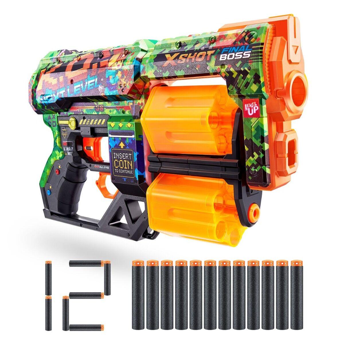 Игрушка Бластер Dread - K.O. с 12 стрелами Skins  X-Shot