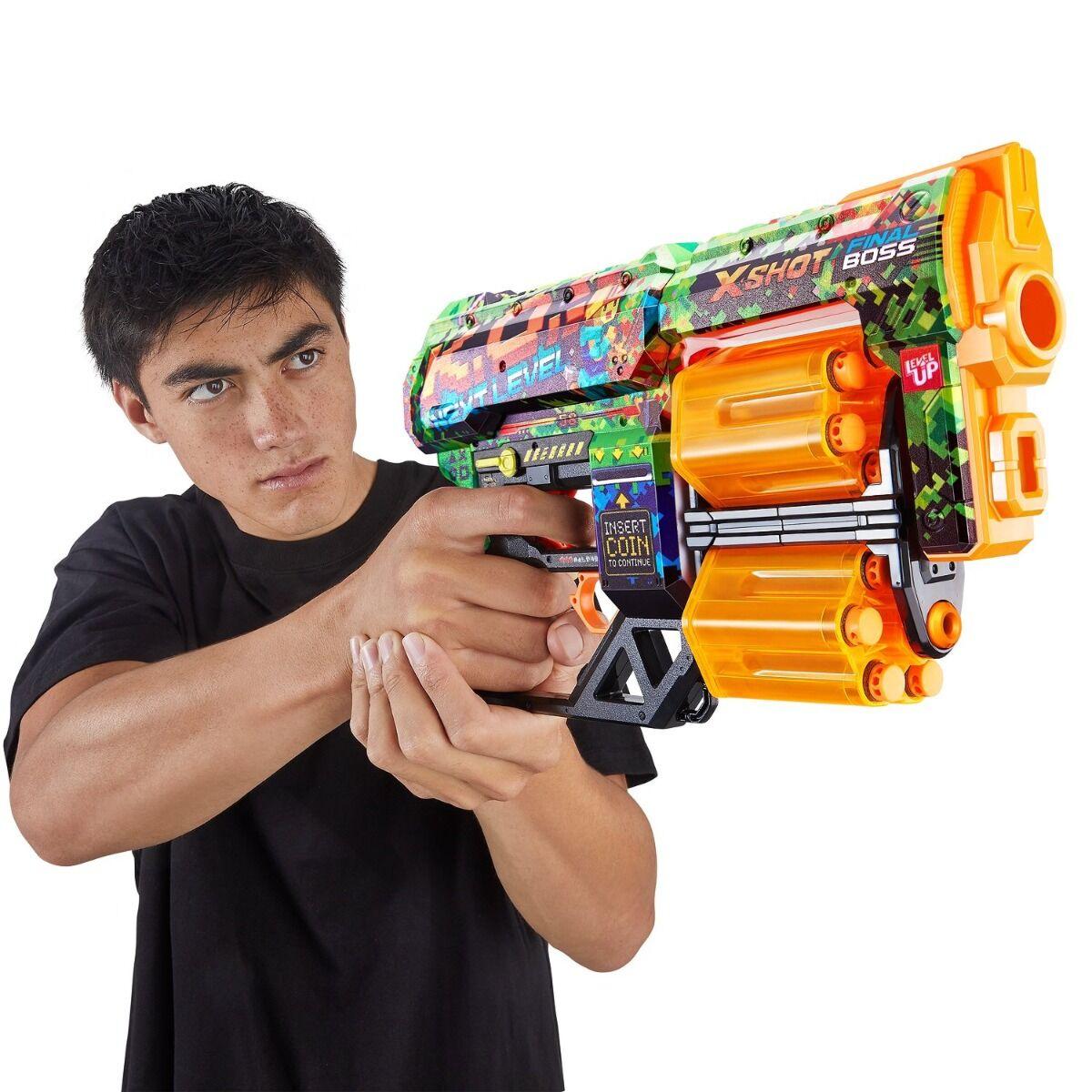 Игрушка Бластер Dread - K.O. с 12 стрелами Skins  X-Shot