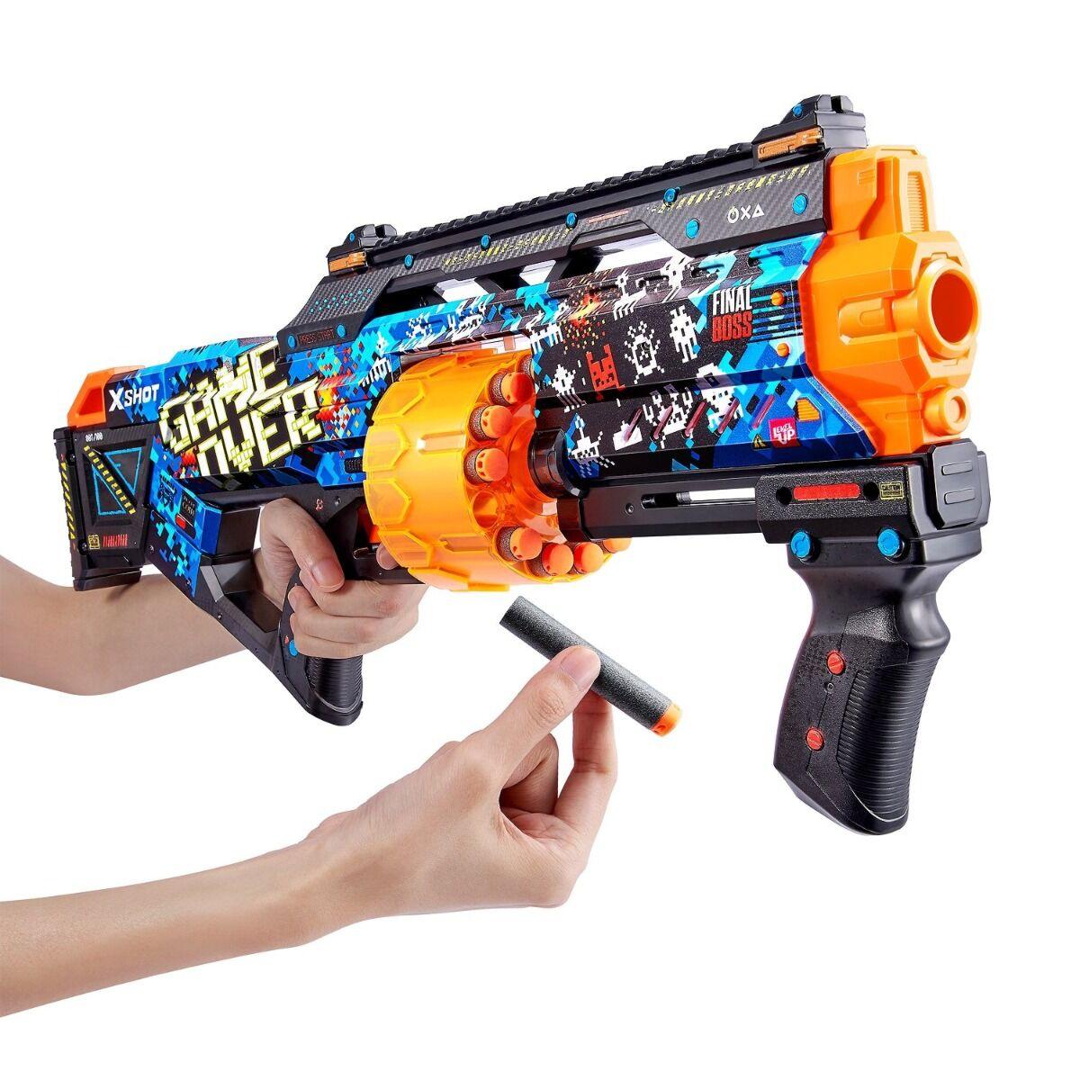 Игрушка Бластер Last Stand - Game Over с 16 стрелами Skins  X-Shot