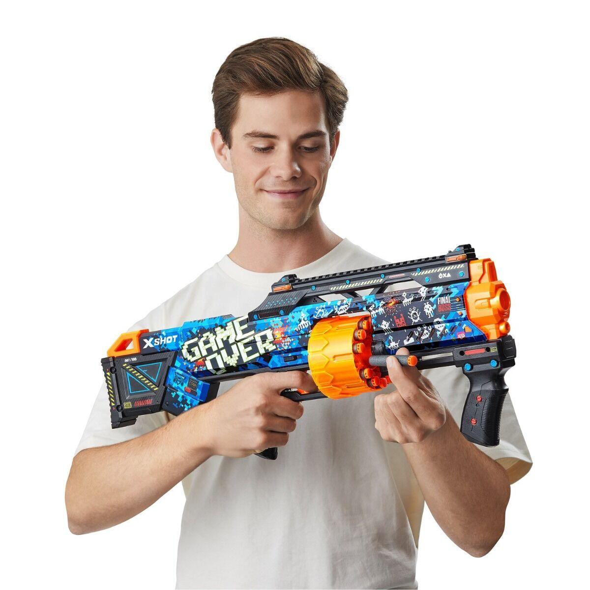 Игрушка Бластер Last Stand - Game Over с 16 стрелами Skins  X-Shot