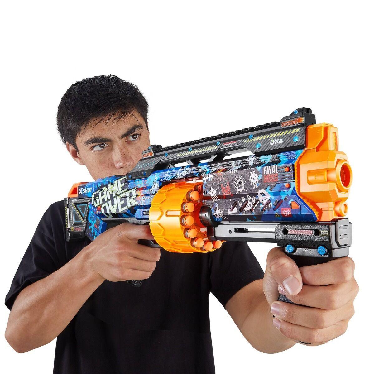 Игрушка Бластер Last Stand - Game Over с 16 стрелами Skins  X-Shot