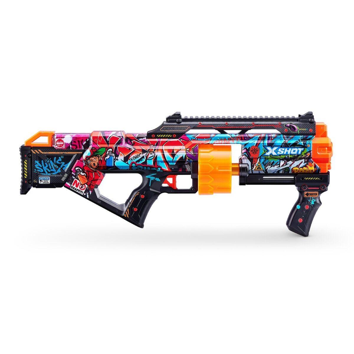 Игрушка Бластер Last Stand - Graffiti с 16 стрелами Skins  X-Shot