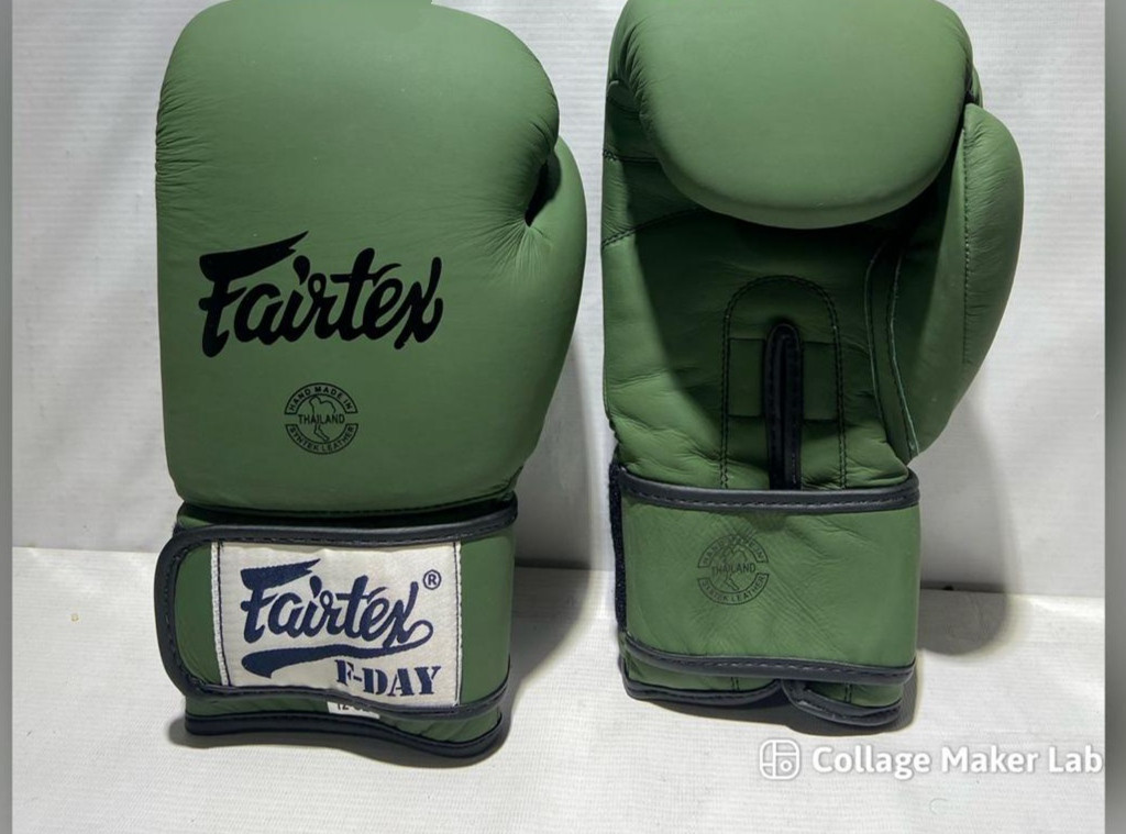 Боксерские перчатки Fairtex F-DAY матовая кожа 12-14 - фото 1 - id-p104888903