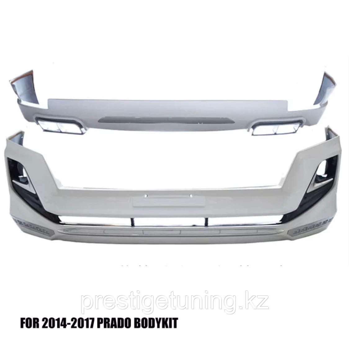 Аэродинамический обвес Modellista на Land Cruiser Prado 2014-17 (Белый жемчуг)