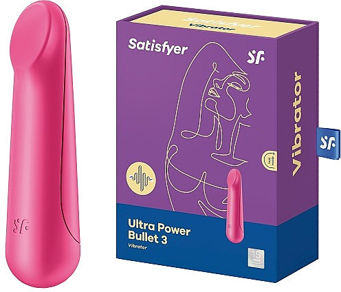 Мини-вибратор "Satisfyer Ultra Power Bullet 3", силикон, Германия