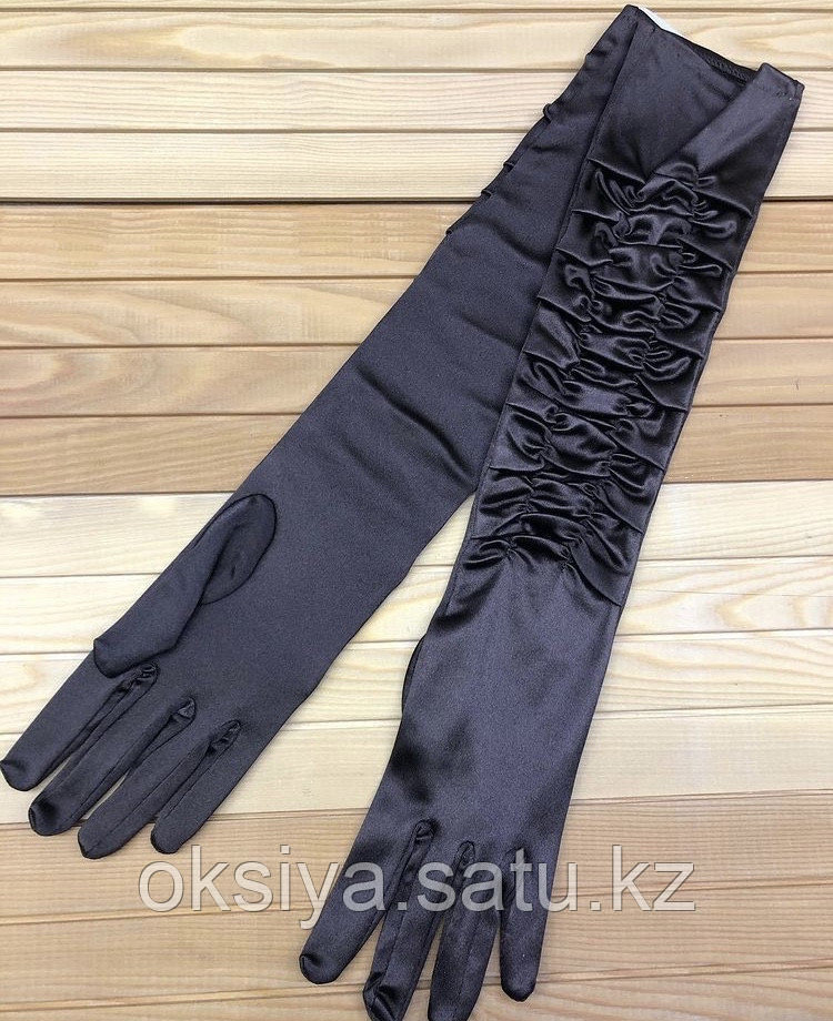 Атласные длинные перчатки