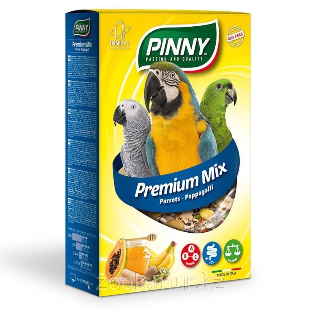 PINNY PM Полнорационный корм для средних и крупных попугаев с фруктами, бисквитом и витаминами, 0,7 кг