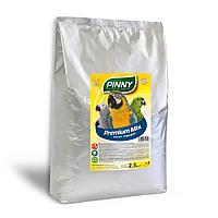 PINNY PM Полнорационный корм для средних и крупных попугаев с фруктами, бисквитом и витаминами, 0,7 кг 2.5